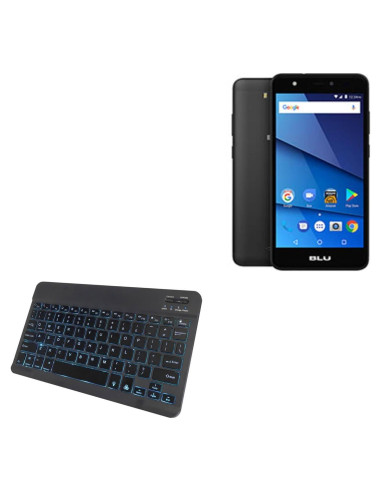 Teclado Bluetooth BoxWave SlimKeys Retroiluminado Negro