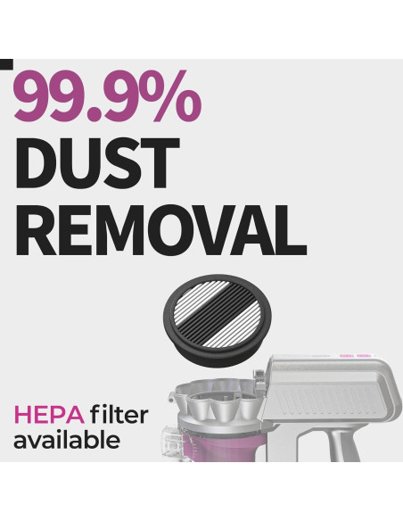 Aspiradora de varilla inalámbrica Roomie Tec R3, 225W, 43 min