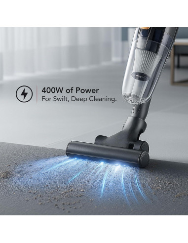 Aspiradora de Varilla OVENTE ST102BGD 400W HEPA Ligera 2-en-1