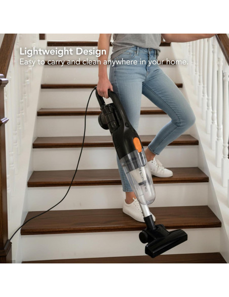 Aspiradora de Varilla OVENTE ST102BGD 400W HEPA Ligera 2-en-1