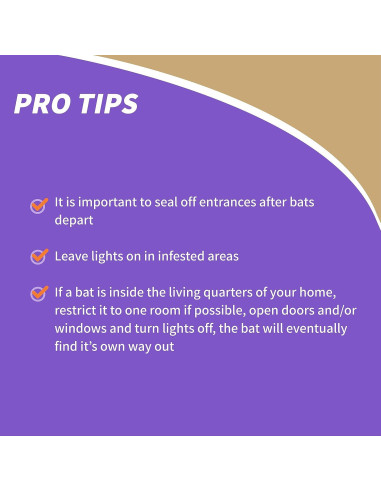 Repelente de Murciélagos Bat Magic - 4 Paquetes de Aceite de Menta