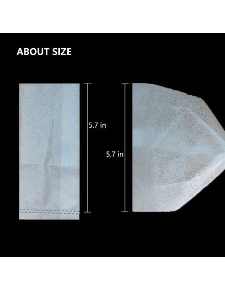 Bolsas de Cultivo Belit 100 Pcs 14.5x14.5 cm Tela No Tejida