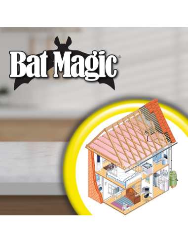 Repelente de Murciélagos Bat Magic - 4 Paquetes de Aceite de Menta