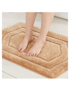Alfombrilla de Baño Antideslizante COSY HOMEER Beige 45x68 cm