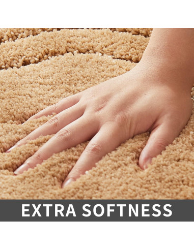Alfombrilla de Baño Antideslizante COSY HOMEER Beige 45x68 cm