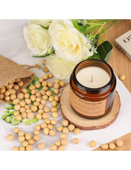 Set de 12 Velas Aromáticas de Soja SAEUYVB - 20 horas cada una