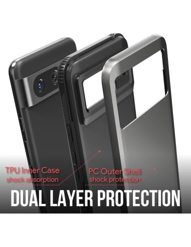 Funda VENA Outcross para Google Pixel 8 - Protección Militar Doble Capa