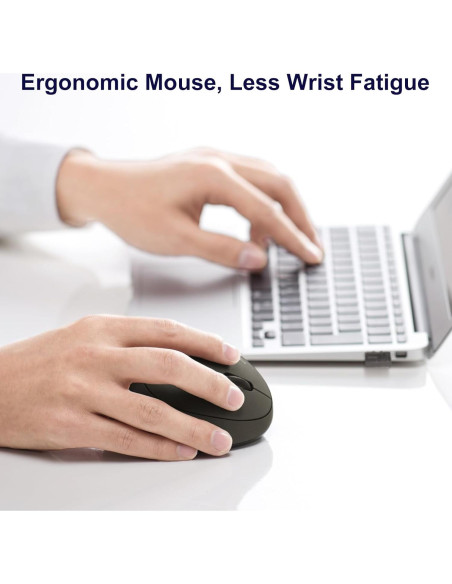 Ratón Ergonómico Inalámbrico SANWA ERG17 + Teclado Numérico Bluetooth