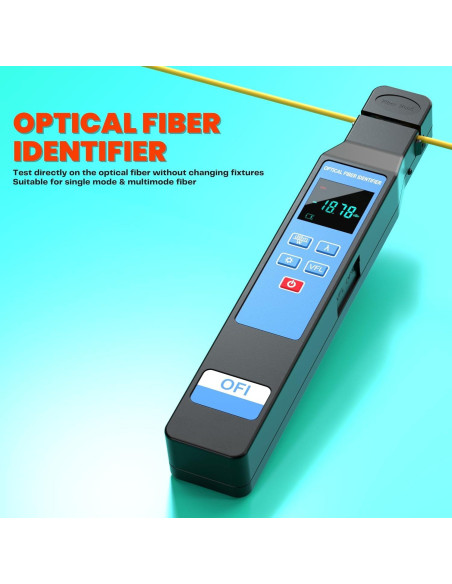 Identificador de Fibra Óptica VQP 800-1700nm OPM LED Color
