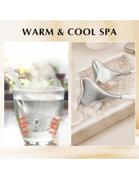 Gua Sha Cryo Sticks Fabludo Acero Inoxidable 2-en-1 Facial