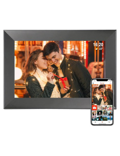 Marco de Fotos Digital Frameo 10.1" WiFi 32GB Pantalla IPS Negro