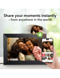 Marco de Fotos Digital Frameo 10.1" WiFi 32GB Pantalla IPS Negro 2