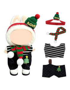 Conjunto de Ropa para Muñecas 15-17 cm Labubu Ropa de Fiesta