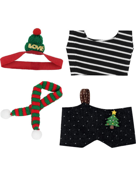 Conjunto de Ropa para Muñecas 15-17 cm Labubu Ropa de Fiesta