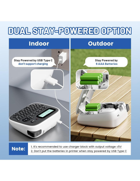 Máquina de Etiquetas EazeID D210S Gris con Cinta 12mm