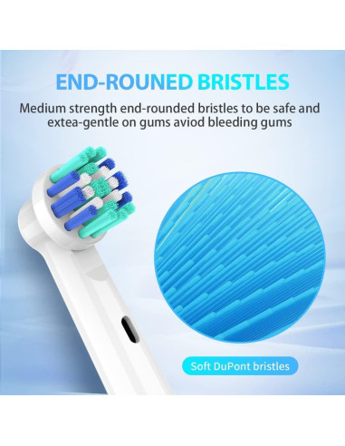 Cabezas de Cepillo de Dientes NEDIFON Precision Clean - 8 Unidades