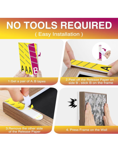 Tiras Adhesivas para Colgar Cuadros Summerbrite XL 30 Tiras