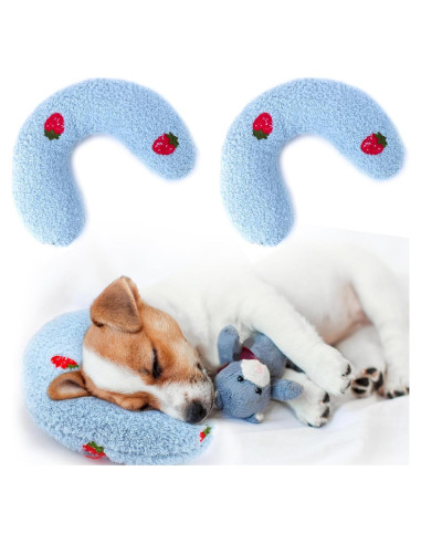 Almohada Calmante para Perro Mity 2PCS Azul 6.35cm