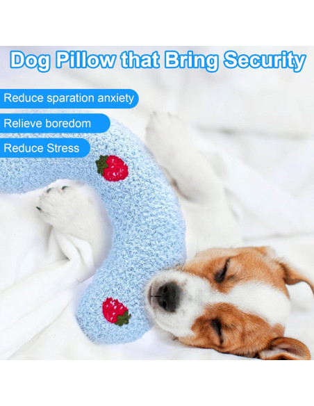 Almohada Calmante para Perro Mity 2PCS Azul 6.35cm