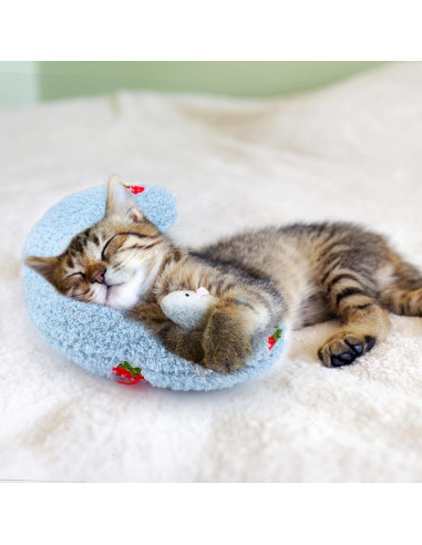 Almohada Calmante para Perro Mity 2PCS Azul 6.35cm