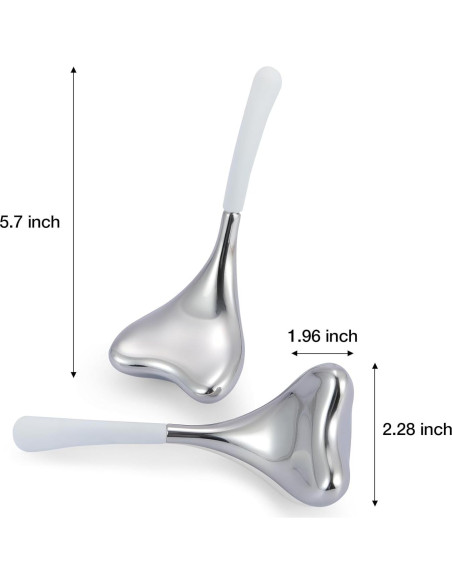 Gua Sha Cryo Sticks Fabludo Acero Inoxidable 2-en-1 Facial