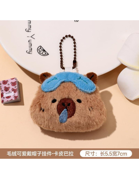 4 Llaveros de Peluche Adorables de Animales - Tiyaki