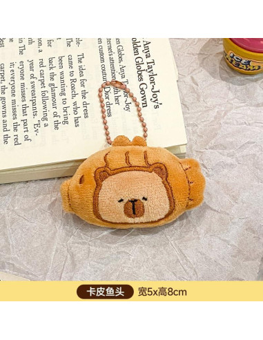 4 Llaveros de Peluche Adorables de Animales - Tiyaki