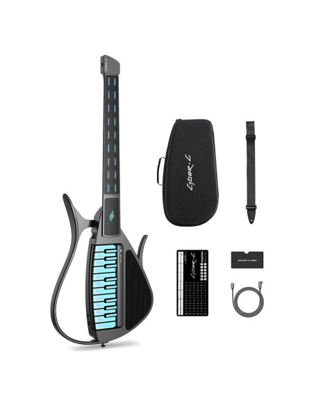 Guitarra Inteligente Enya CYBER-G Plegable 20 Sonidos Negro