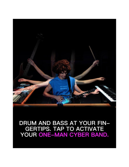 Guitarra Inteligente Enya CYBER-G Plegable 20 Sonidos Negro