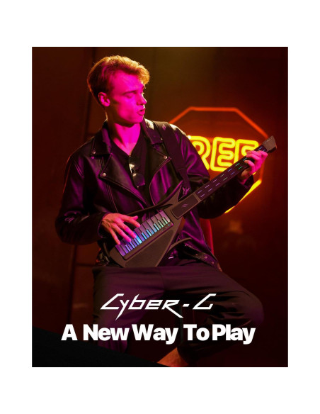 Guitarra Inteligente Enya CYBER-G Plegable 20 Sonidos Negro
