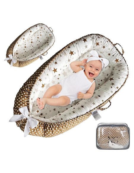 Cojín para Bebé NobleSelect 100% Algodón Transpirable 0-24 Meses