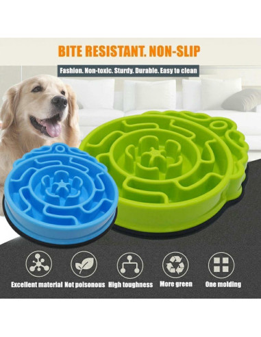 Cuenco de Alimentación Lenta AIDAWAYLAI Azul 25x19.5 cm