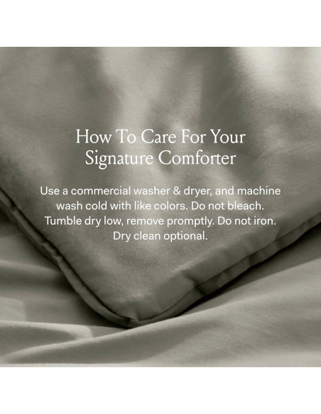 Conjunto de Edredón Doble/Reina BOLL & BRANCH Algodón Orgánico Mineral