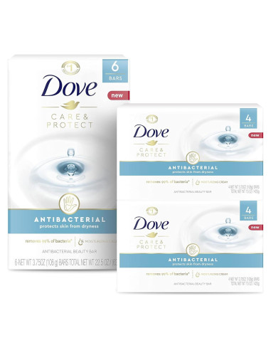Barra de Belleza Antibacteriana Dove 106.3 g - Hidratante
