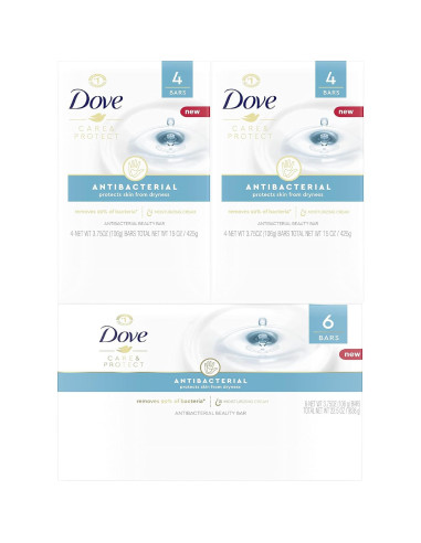 Barra de Belleza Antibacteriana Dove 106.3 g - Hidratante