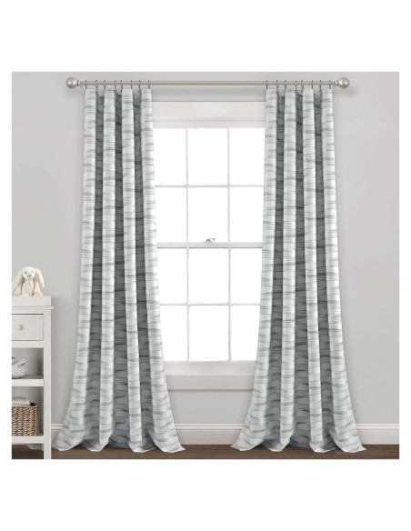 Cortina Blackout Geométrica Lush Decor 132x213 cm Bebé