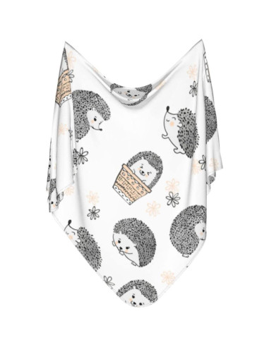 Manta Envueltos para Bebés Tebjh Erizo Tierno 90x90 cm