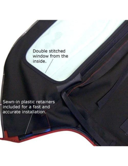 Techo Convertible Sierra Auto Tops BMW Z3 1996-2002 Negro