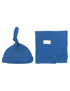 Manta de Envueltura 100% Algodón Miracle Baby + Sombrero 90x90cm