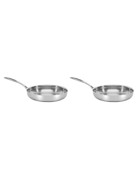 Cacerola Cuisinart Custom Clad Acero Inoxidable 25.4 cm Pack 2