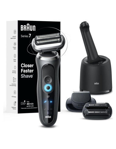 Afeitadora Eléctrica Braun Serie 7 7185cc Impermeable 10 Piezas