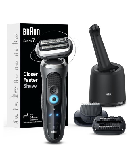 Afeitadora Eléctrica Braun Serie 7 7185cc Impermeable 10 Piezas
