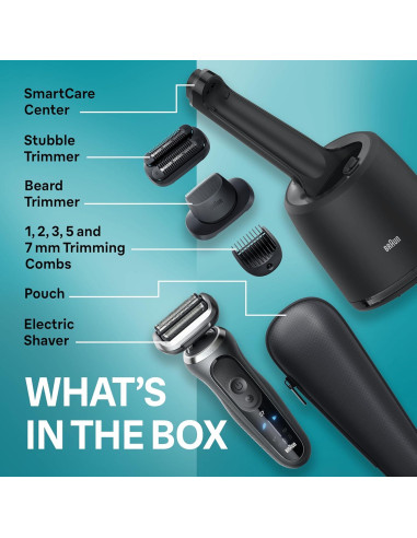 Afeitadora Eléctrica Braun Serie 7 7185cc Impermeable 10 Piezas