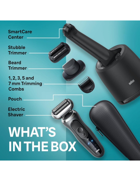 Afeitadora Eléctrica Braun Serie 7 7185cc Impermeable 10 Piezas