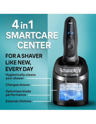 Afeitadora Eléctrica Braun Serie 7 7185cc Impermeable 10 Piezas