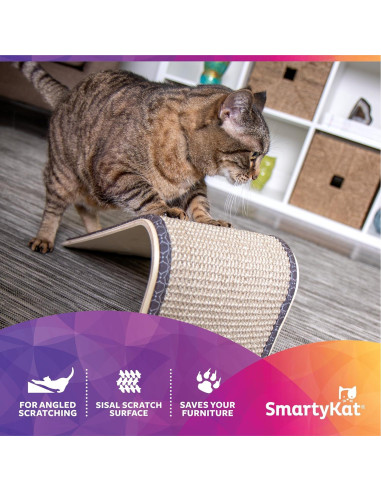 Rascador de Gato SmartyKat en Ángulo con Sisal Natural