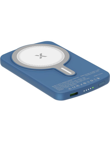 Batería Portátil Inalámbrica Shunhetai T3A 5000 mAh Azul