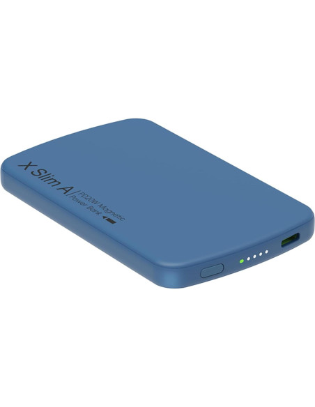 Batería Portátil Inalámbrica Shunhetai T3A 5000 mAh Azul