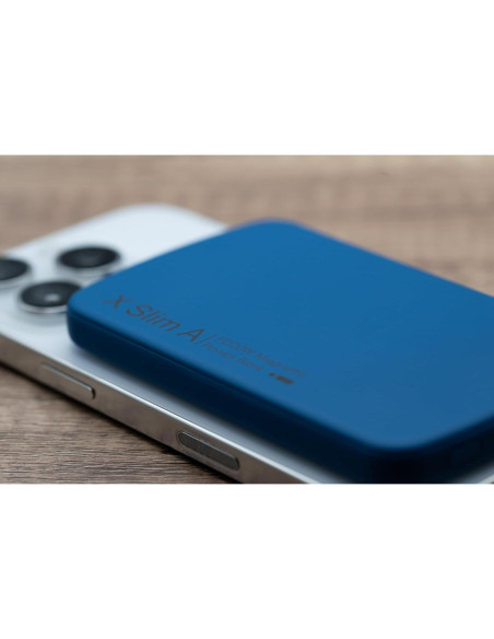 Batería Portátil Inalámbrica Shunhetai T3A 5000 mAh Azul