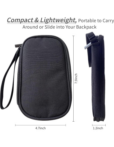 Organizador Electrónico de Viaje DLDD - Estuche para Cables Negro